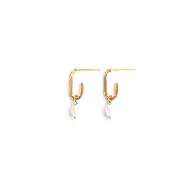 Zeta Gold Hoops