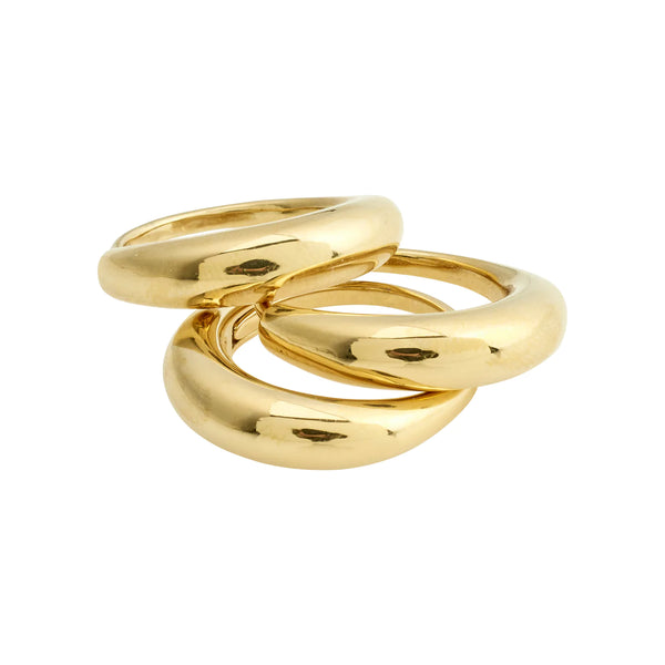 Be Gold Plated Ring Set