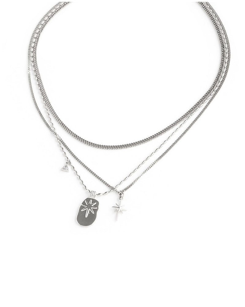 Silver Plated Paola Necklace