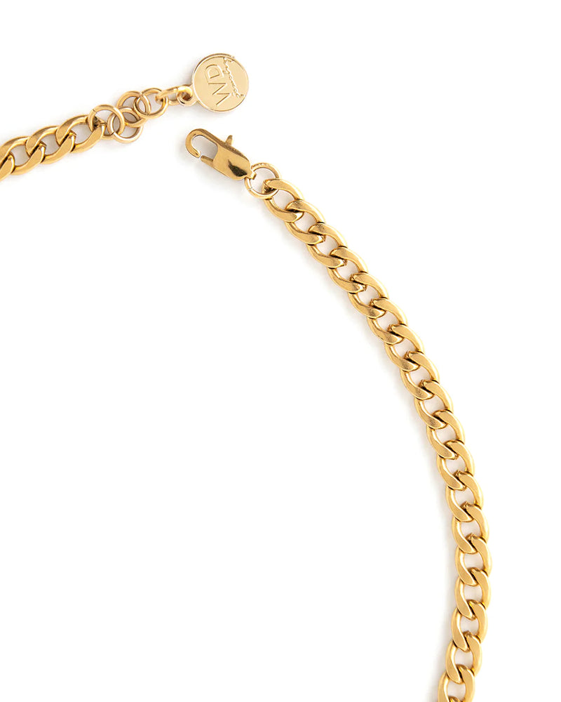 Gold Plated Cobain Necklace