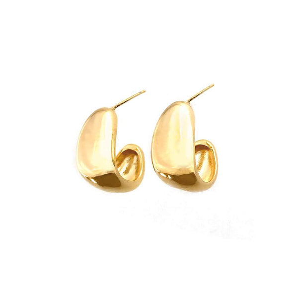 Gold Plated Manon Hoops