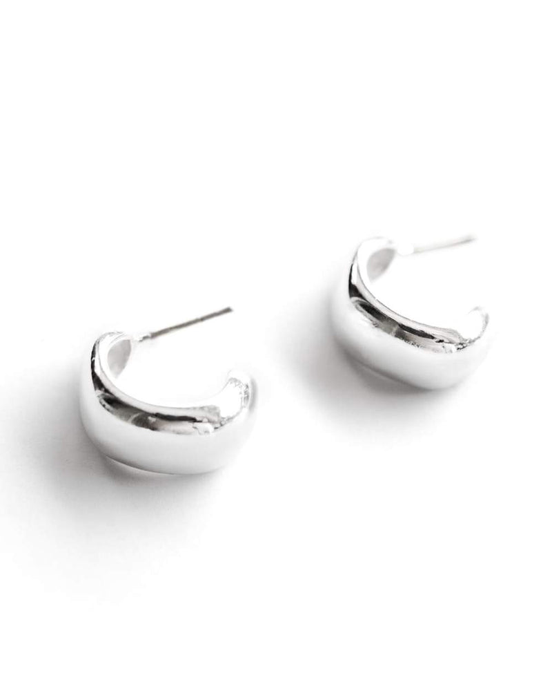 Manon Silver Hoops