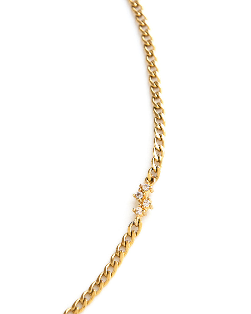 Gold Plated Strada Necklace