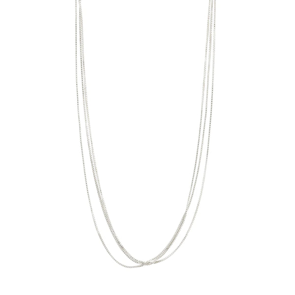 Live 3-in-1 Silver Plated Necklace