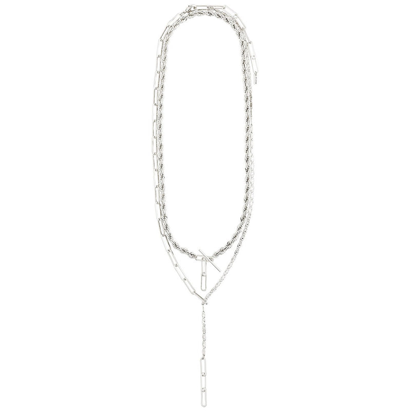 Simplicity Silver Plated Necklace