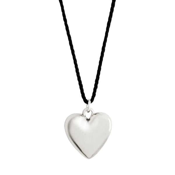 Reflect Silver Plated Heart Necklace