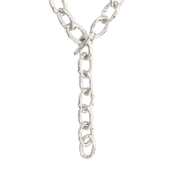 Reflect Silver Plated Cable Chain Necklace