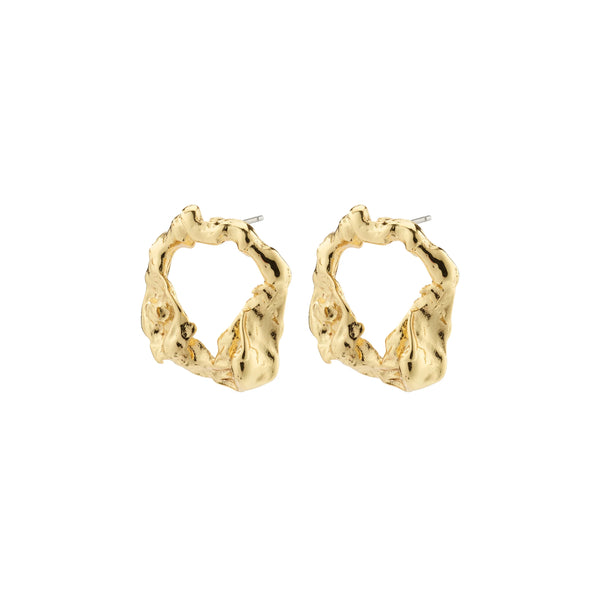 Smile Gold Plated Earrings