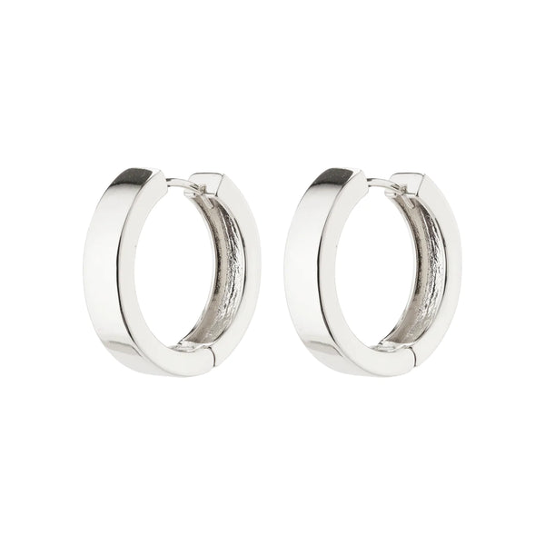 Create Silver Plated Hoops