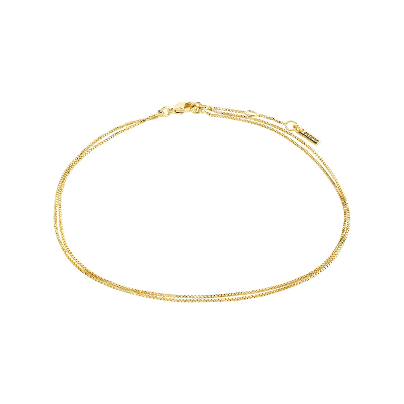 Care Gold Plated Double Ankle Chain