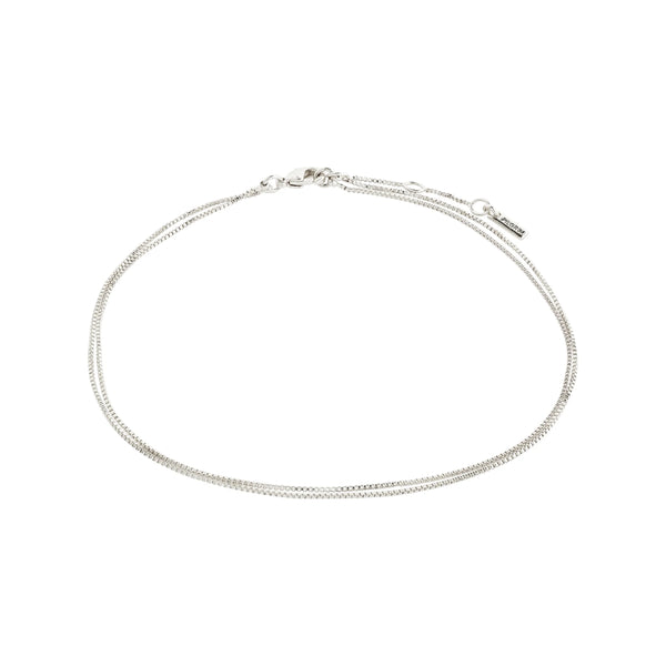 Care Silver Plated Double Ankle Chain