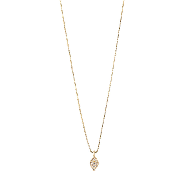 Sincerity Gold Plated Crystal Necklace