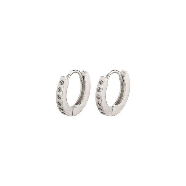 Gry Silver Plated Hoops