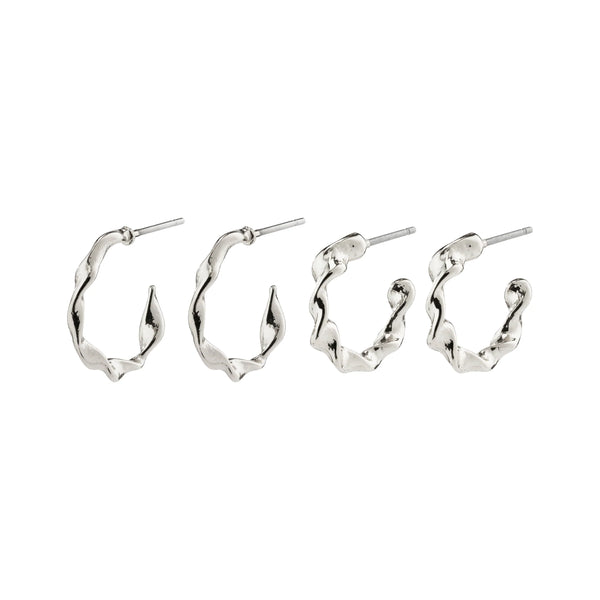 Storm Silver Plated Earring Set