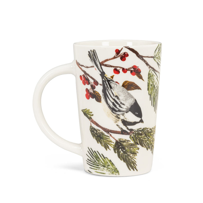 Chickadee on Branch Mug