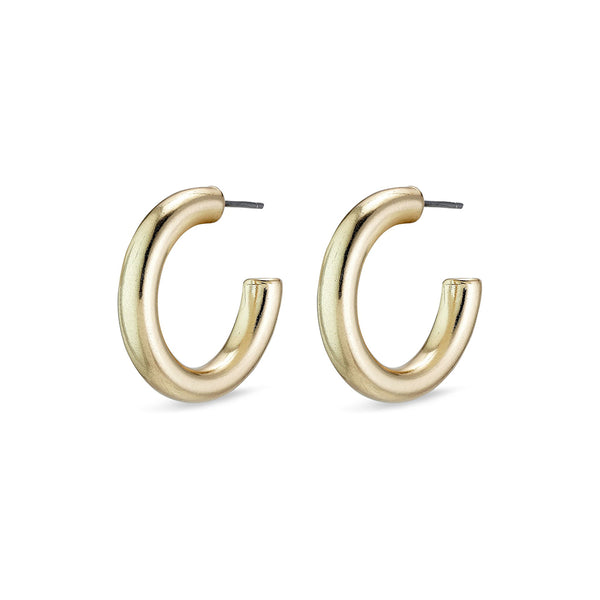 Maddie Small Gold Plated Hoops
