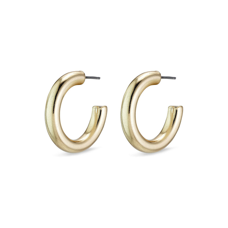 Maddie Small Gold Plated Hoops