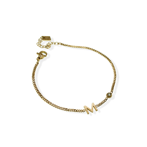 Gold Initial Bracelet