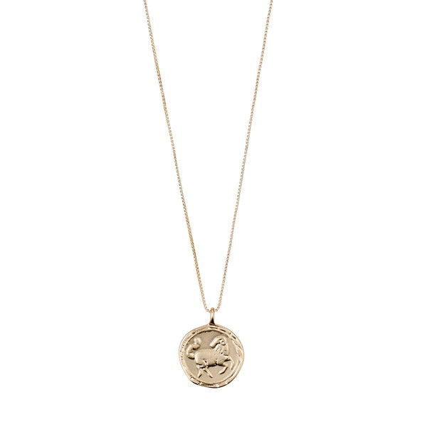 Aries Gold Plated Necklace