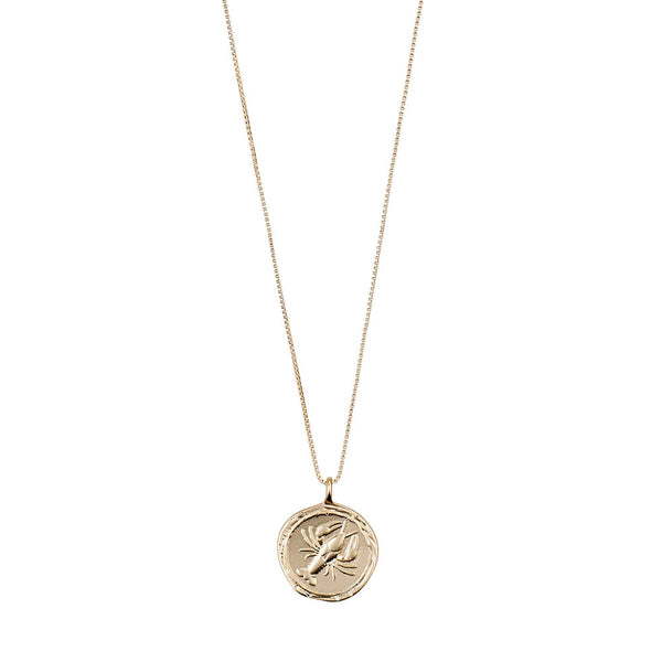 Cancer Gold Plated Necklace