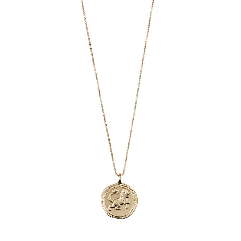 Leo Gold Plated Necklace