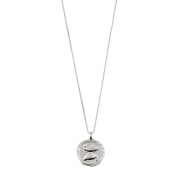 Pisces Silver Plated Necklace