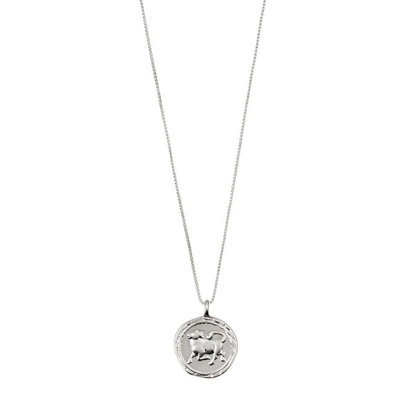 Taurus Silver Plated Necklace