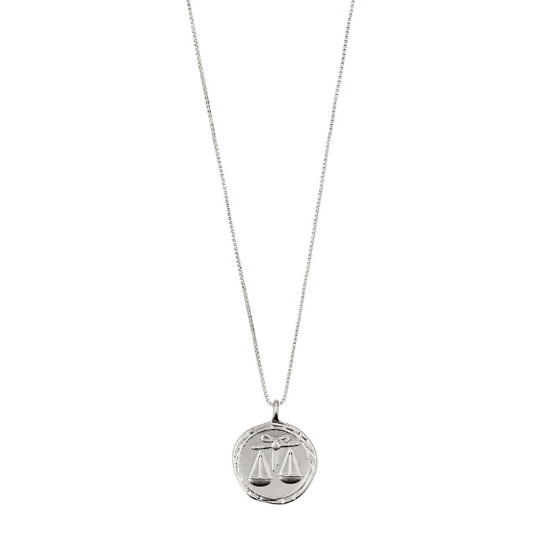 Libra Silver Plated Necklace