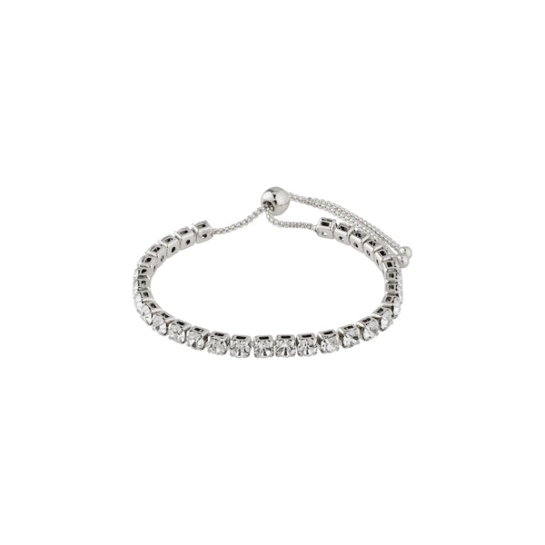 Lucia Silver Plated Crystal Bracelet