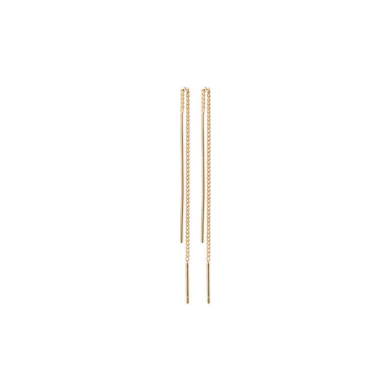 Tahoe Gold Plated Threader Earrings