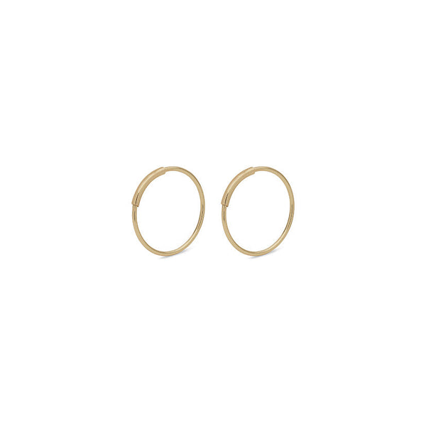 Raquel Small Gold Plated Hoops