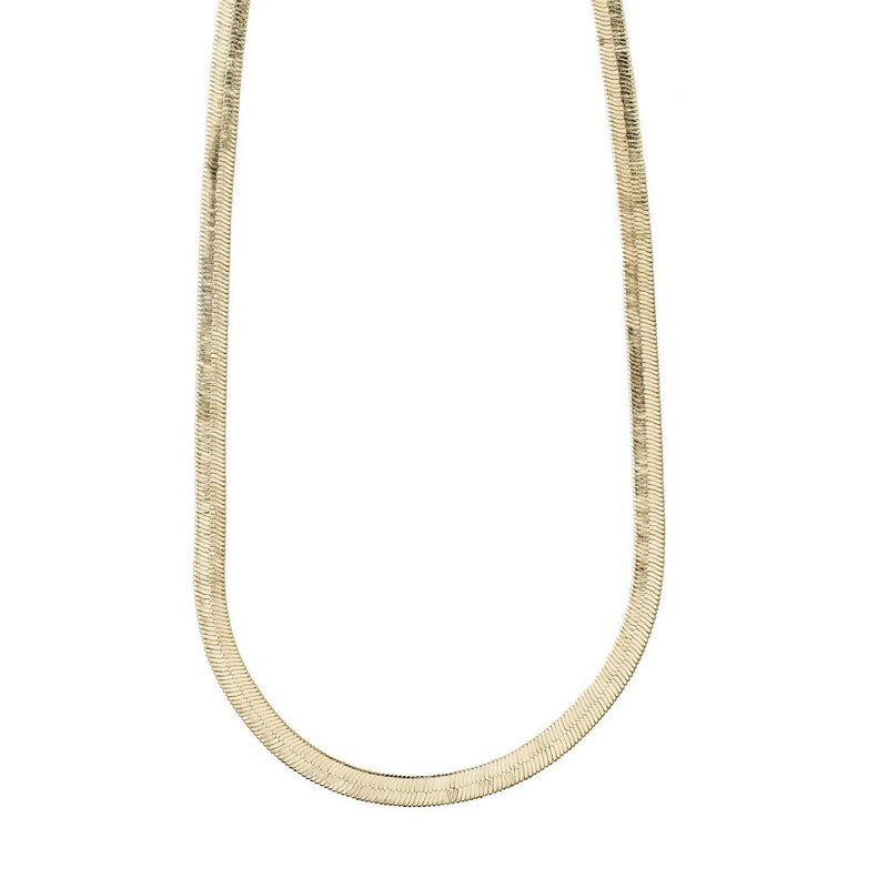 Noreen Gold Plated Herringbone Chain