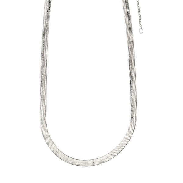 Noreen Silver Plated Herringbone Chain