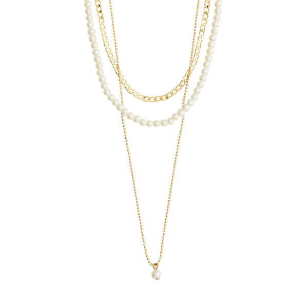 Baker Gold Plated 3-in-1 Necklace Set