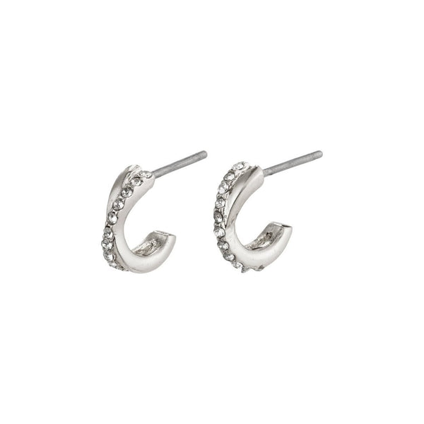Anouk Silver Plated Crystal Studs