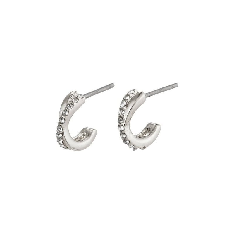 Anouk Silver Plated Crystal Studs