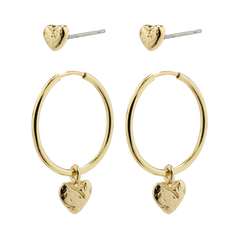 Jayla Gold Plated Earring Set