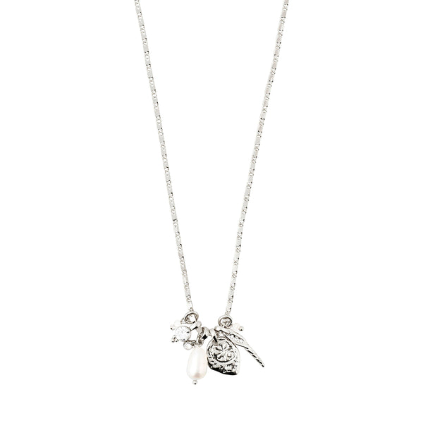 Morgan Silver Plated Charm Necklace