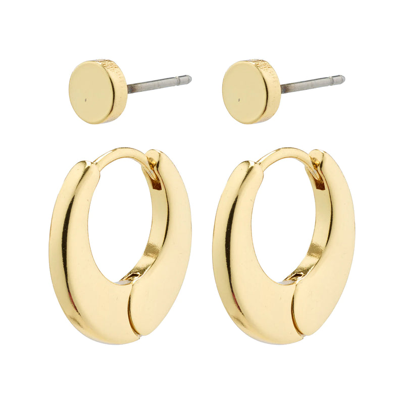Eilish Gold Plated Earring Set