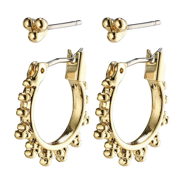 Kate Gold Plated Earring Set