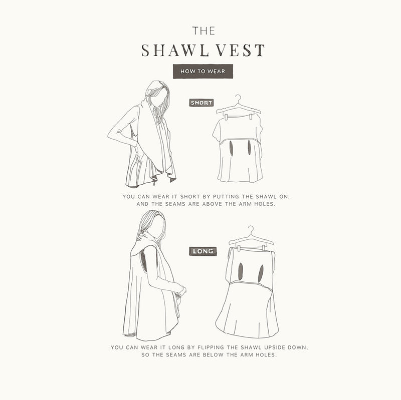 Basic Shawl Vest