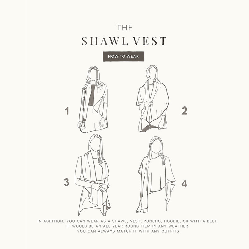 Basic Shawl Vest