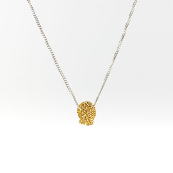 Gold Vermeil Knot Necklace