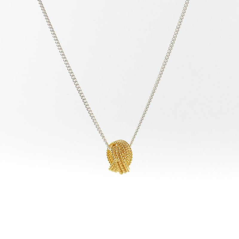 Gold Vermeil Knot Necklace