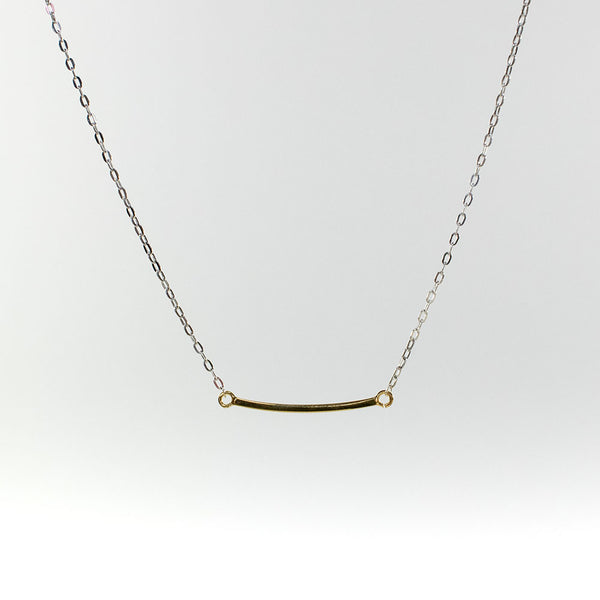 Gold Vermeil Mini Curve Necklace