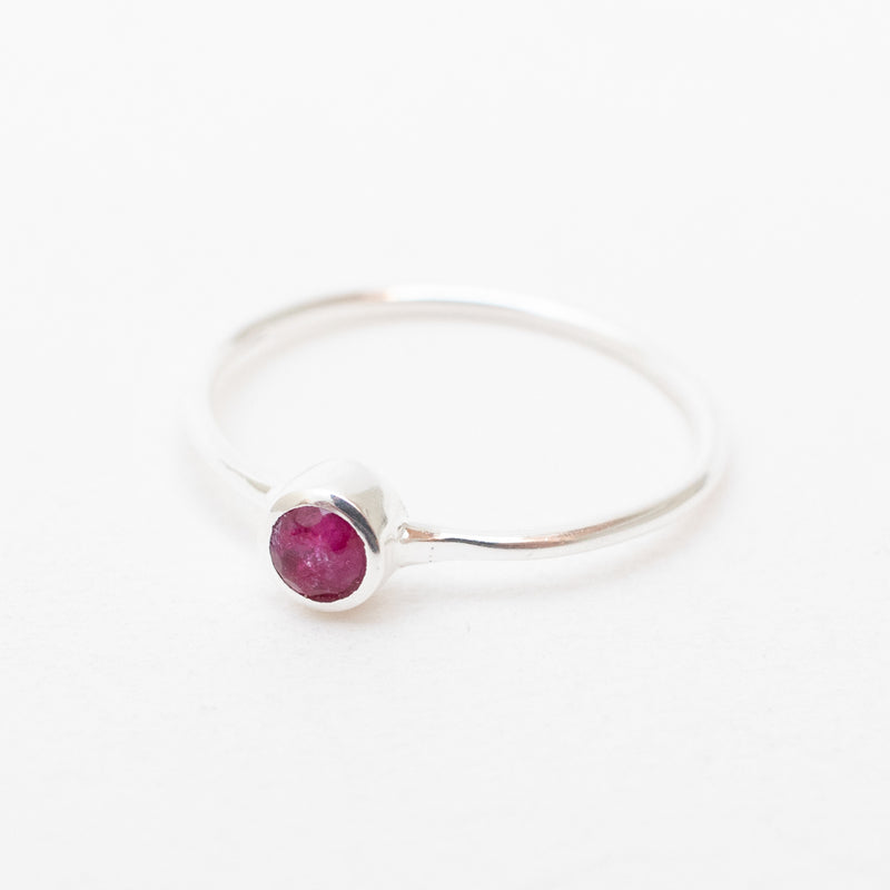 Gemstone Solitaire Ring