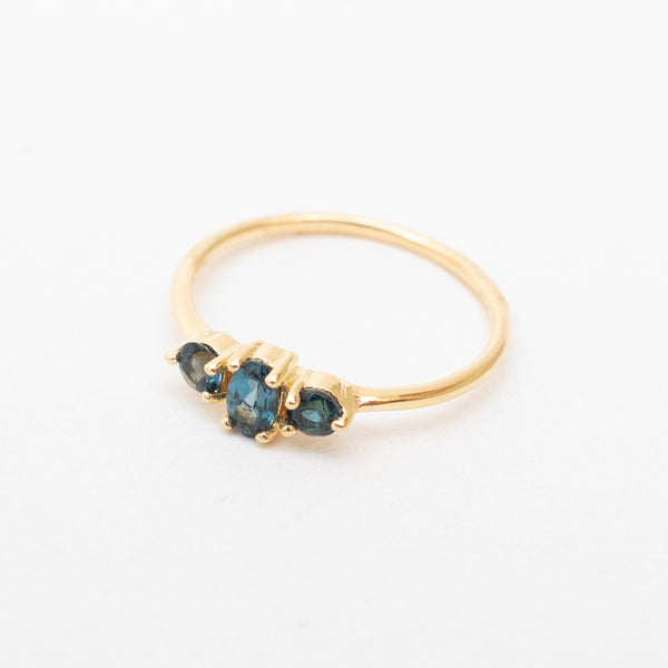Gold Vermeil London Blue Topaz Ring