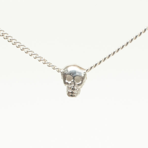 Tiny skull necklace cheap