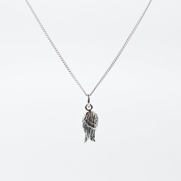 Silver Double Wing Necklace