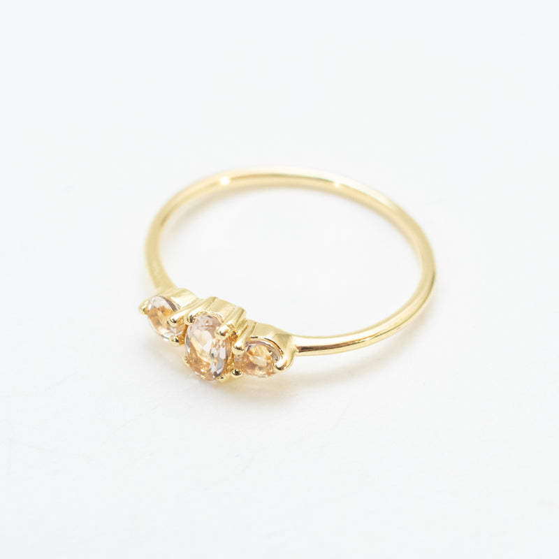 Gold Vermeil Morganite Ring